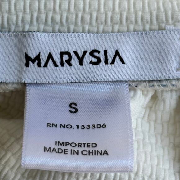 MARYSIA Antibes Scalloped Tie Bandeau Bikini Top NWT - Picture 6 of 8